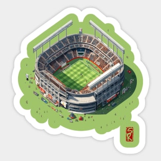 Isometric stadium Sticker